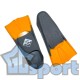 Ласты для бассейна Swim Team серо-оранжевые (размер 27-29)