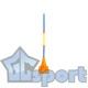 Стойка обводная разборная GCsport 120см с конусом