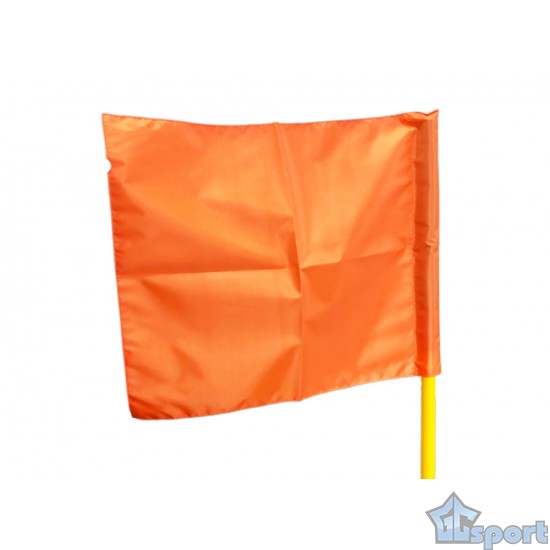 Стойка обводная разборная GCsport 120см с конусом и флагом