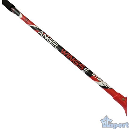 Клюшка для флорбола Stanley Angel Wings Alu 95см (правый хват), красная