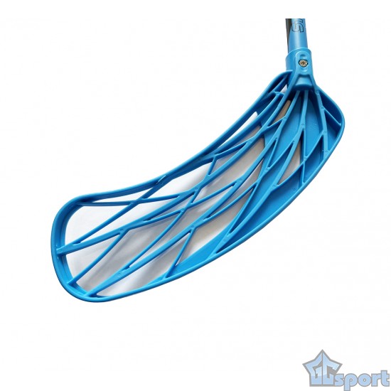 Клюшка для флорбола Stanley Angel Wings Alu 95см (правый хват), голубая