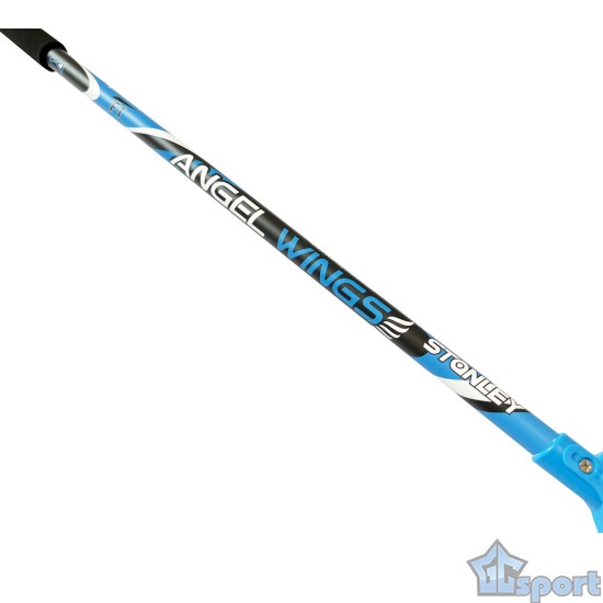 Клюшка для флорбола Stanley Angel Wings Alu 95см (левый хват), голубая