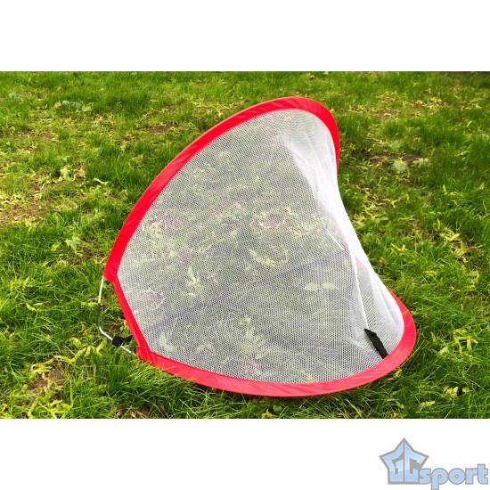 Ворота футбольные для детей складные GCsport, красные