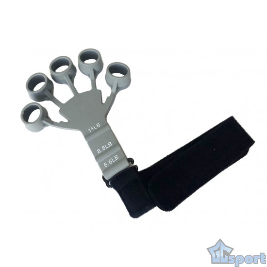 Эспандер для пальцев GCsport Fingers Trainer серый (нагрузка 5кг)