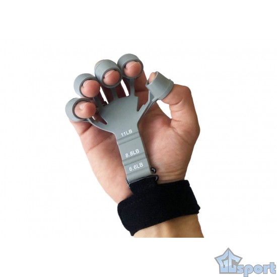 Эспандер для пальцев GCsport Fingers Trainer серый (нагрузка 5кг)