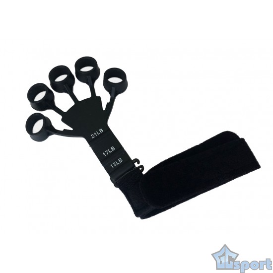 Эспандер для пальцев GCsport Fingers Trainer черный (нагрузка 9,5кг)