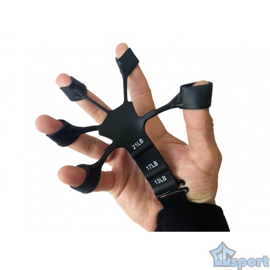 Эспандер для пальцев GCsport Fingers Trainer черный (нагрузка 9,5кг)