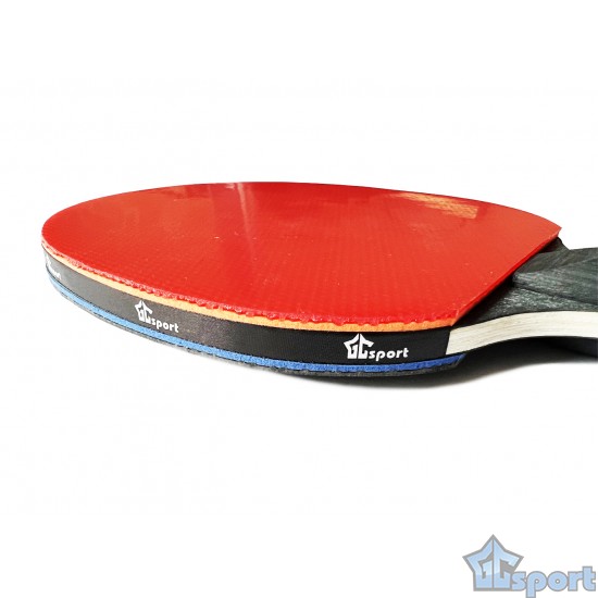 Набор для настольного тенниса GCsport Pro (2 ракетки, 3 шарика, чехол)
