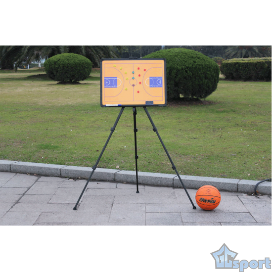 Тактическая доска GCsport для баскетбола 60×45 см на складной треноге с сумкой