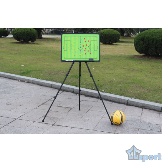 Тактическая доска GCsport напольная для футбола 60х45см, с сумкой