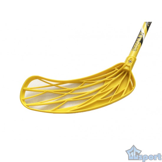Клюшка для флорбола Stanley Angel Wings Alu 95см (правый хват), желтая