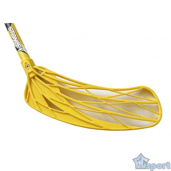 Клюшка для флорбола Stanley Angel Wings Alu 95см (правый хват), желтая
