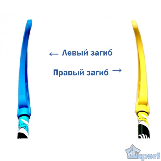 Клюшка для флорбола Stanley Angel Wings Alu 95см (правый хват), желтая