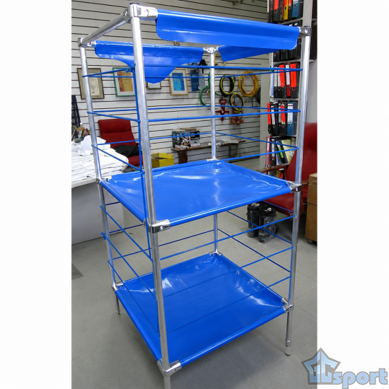 Стеллаж для хранения мячей и игрушек 120×60×150 см GCsport с тремя полками
