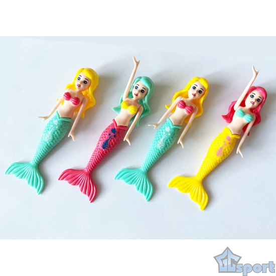 Тонущие (подводные) игрушки для бассейна Русалочки (4шт), для ныряния и обучения плаванию