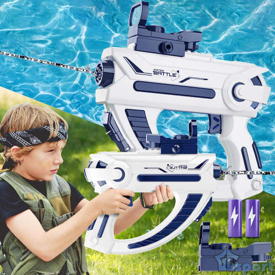 Детский автоматический водяной пистолет бластер Space Gun