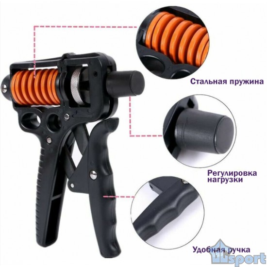 Эспандер кистевой GCsport с регулировкой усилия (от 20 до 50 кг)