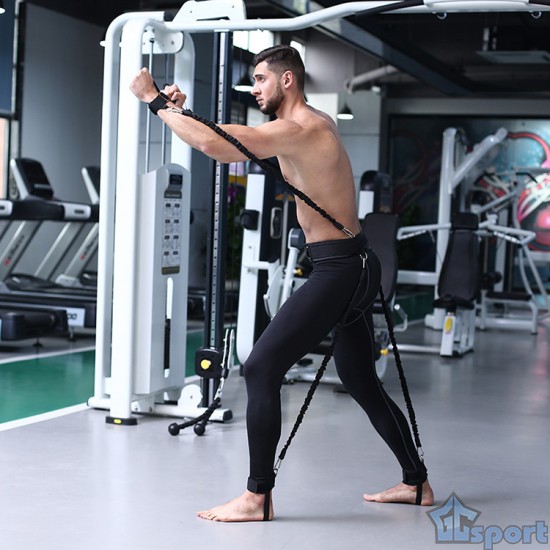 Эспандер для спорта и фитнеса универсальный GCsport 16 кг