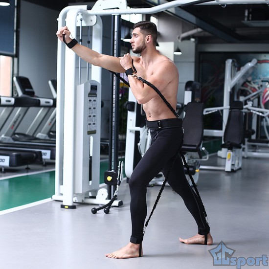 Эспандер для спорта и фитнеса универсальный GCsport 16 кг