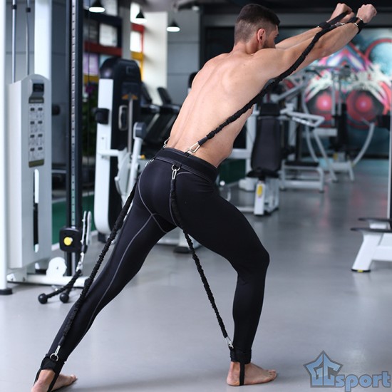 Эспандер для спорта и фитнеса универсальный GCsport 16 кг