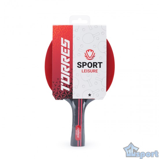 Ракетка для настольного тенниса TORRES Sport 1*, для тренировок