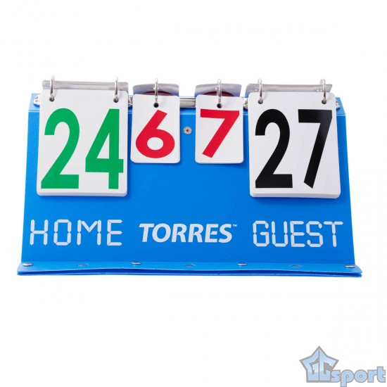 Счетчик для волейбола TORRES складной до 30 очков