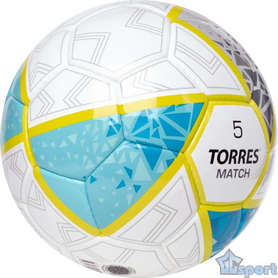 Мяч футбольный TORRES Match размер 5 матчевый