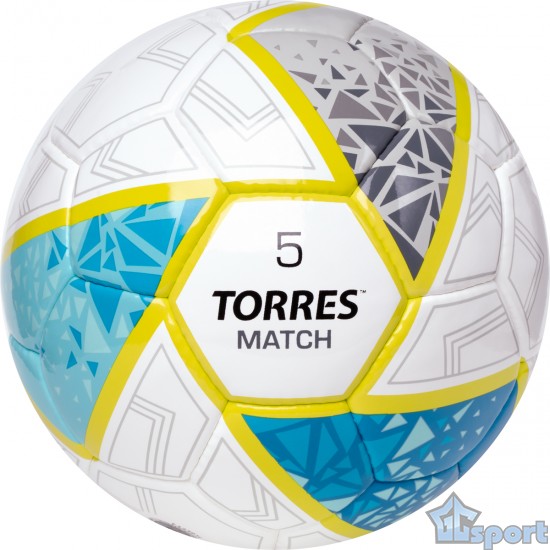 Мяч футбольный TORRES Match размер 5 матчевый