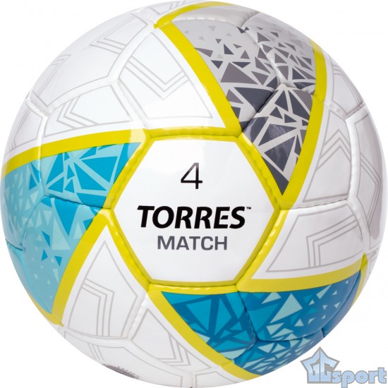 Мяч футбольный TORRES Match размер 4 матчевый для юниоров