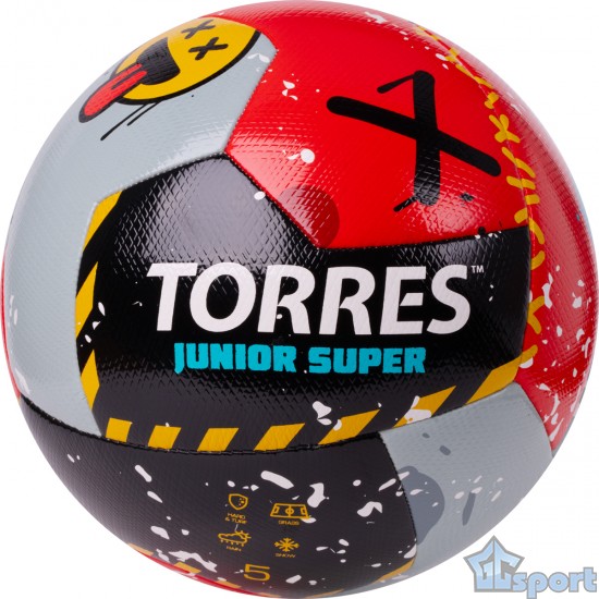Мяч футбольный TORRES Junior-4 Super размер 4 тренировочный для детей