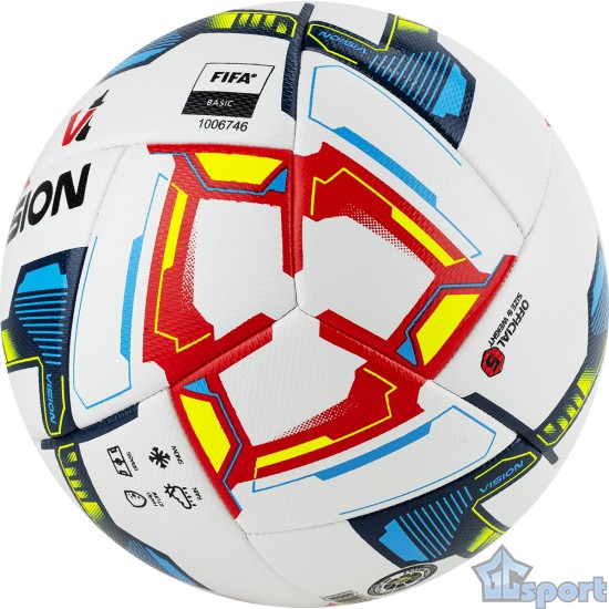 Футбольный мяч TORRES VISION Spark р.5 матчевый FIFA Basic
