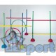 Детская полоса препятствий №1 GCsport 30 элементов для эстафет, физкультуры и спортивных игр