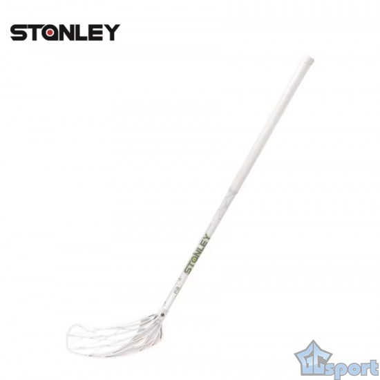 Клюшка для флорбола Stanley F3 Angel Wings Carbon 103см (левый хват), белая