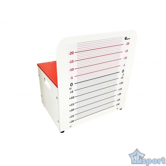 Тумба для измерения гибкости GCsport Стандарт 2020 (с отрицательной шкалой)