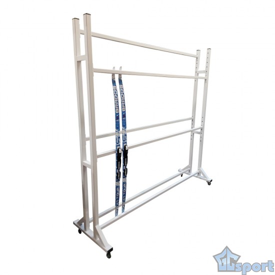 Стойка для хранения лыж Оптима, на 10 пар, односторонняя GCsport