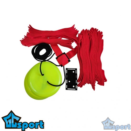 Разметка для пляжного волейбола 8×16 м Оптима GCsport с якорями