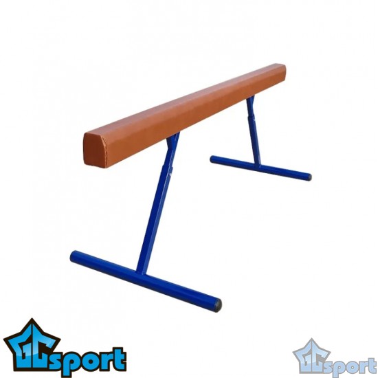 Бревно гимнастическое высокое мягкое, переменной высоты, 5 м, GCsport