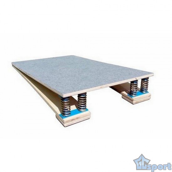 Мостик гимнастический пружинный 1000мм (4 пружины) (мод 2), GCsport