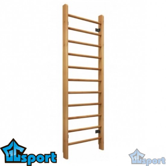 Стенка гимнастическая 2400х800 мм, круглые перекладины, бук / сосна GCsport