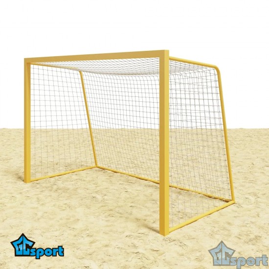Ворота для пляжного мини-футбола/гандбола алюминиевые, размер 3х2 м, на стаканах (пара), GCsport