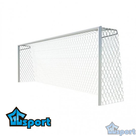 Футбольные ворота ГОСТ 7,32×2,44 м алюминиевые на стаканах ТИП-2 GCsport
