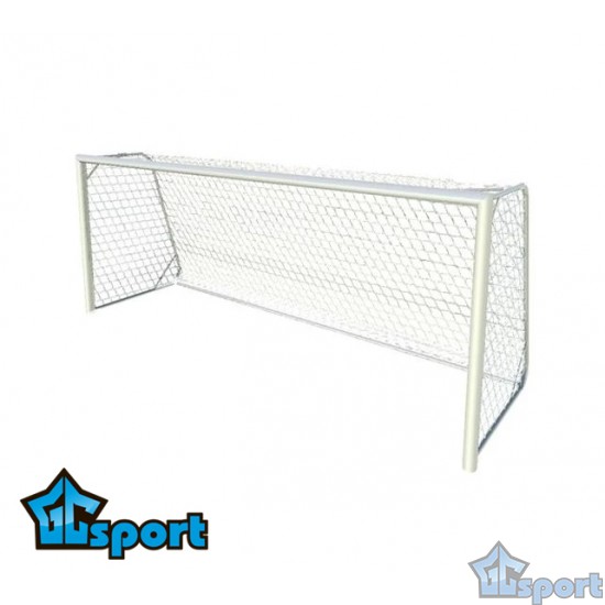 Футбольные ворота ГОСТ 7,32×2,44 м алюминиевые мобильные ТИП-3 GCsport