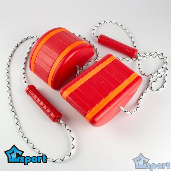 Ходули на веревочках (Шагающие камни) красные, GCsport