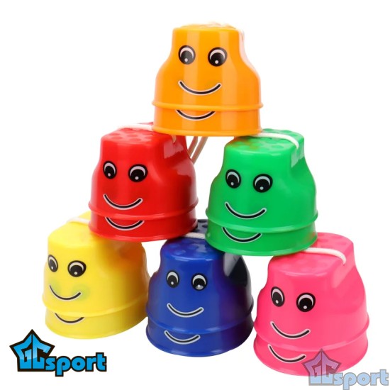 Ходули на веревочках Смайлики Тип-1 (6 пар), GCsport