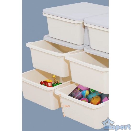 Стеллаж для хранения игрушек 3 полки GCsport