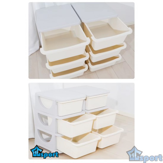 Стеллаж для хранения игрушек 6 полок GCsport