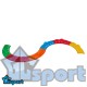 Балансировочная дорожка Море и Камни (6 элементов) цветная GCsport