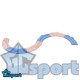 Балансировочная дорожка Море и Камни (6 элементов) розово-голубая GCsport