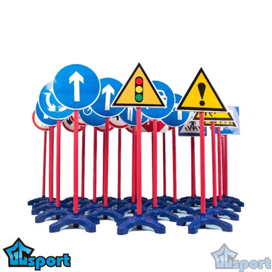 Набор знаков дорожного движения 24шт GCsport