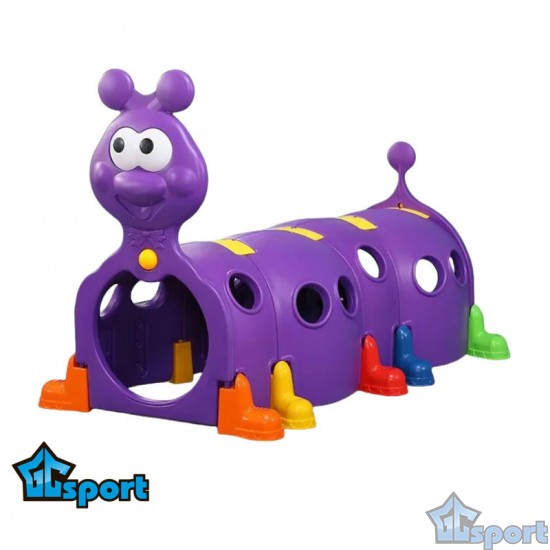 Игровой тоннель Сороконожка GCsport для детского сада, эстафет и подвижных игр